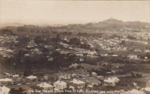 New Zealand Auckland One Tree Hill & Epsom From Mount Eden Real Photo