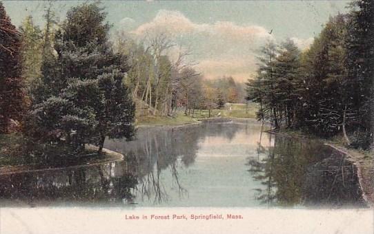 Massachusetts Springfield Lake In Forest Park