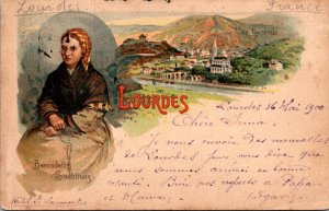 France Lourdes Bernadette Sodbiroag 1900