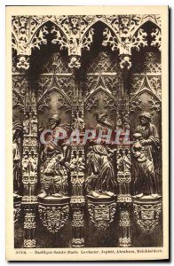 Old Postcard Auch Basic Sainte Marie Lechoeur Jephte Abraham Melchizedek