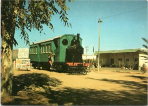 Postcard Steam Rail Car, Alice Springs - Australia