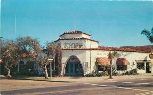 Ames La Avenida Cafe Motel 1950s Coronado California Roadside postcard 6690