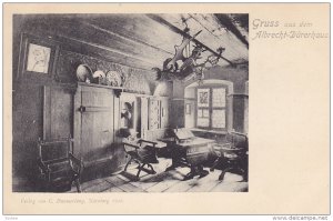 Interior, Gruss Aus Dem Albrecht-Durerhaus, NURNBERG (Bavaria), Germany, 1900...