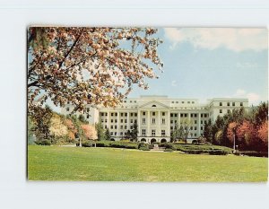 Postcard North Entrance, The Greenbrier, White Sulphur Springs, West Virginia