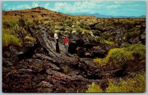 Carrizozo New Mexico 1960s Postcard Valley Of The Fires State Park