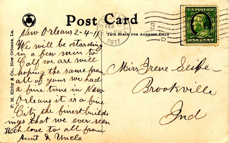 LA - New Orleans. City Park Scene