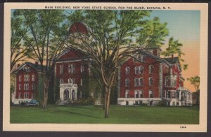 New York Batavia Main Building, New York State School for the Blind - LINEN