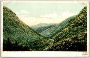 Crawford Notch From Elephants Head White Mountains New Hampshire NH Postcard