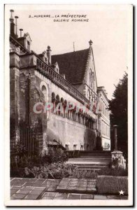 Old Postcard Auxerre Prefecture The Roman Gallery