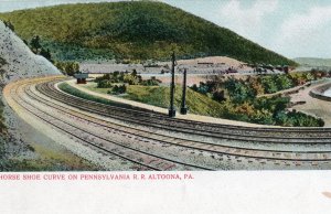 12419 Horse Shoe Curve on Pennsylvania Railroad, Altoona, PA