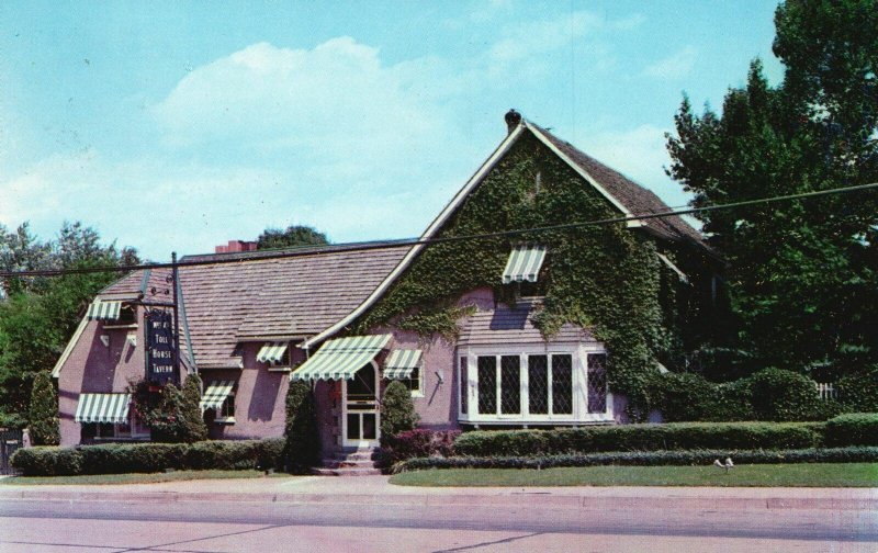 Vintage Postcard Mrs. K's toll House Restaurant Garden Silver Spring Maryland MD