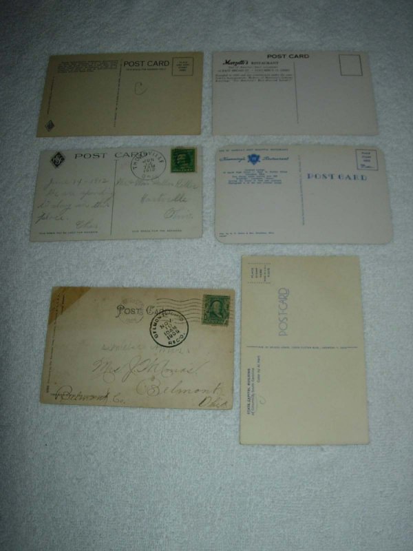 Columbus OH - Lot Of 6 Great Vintage Postcards - x0572