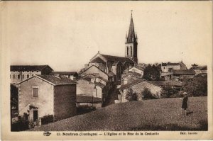 CPA Nontron- Eglise et la Rue de la Croisette FRANCE (1073299)