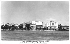 Guayaquil Ecuador View from Guayas River Real Photo Postcard AA68644