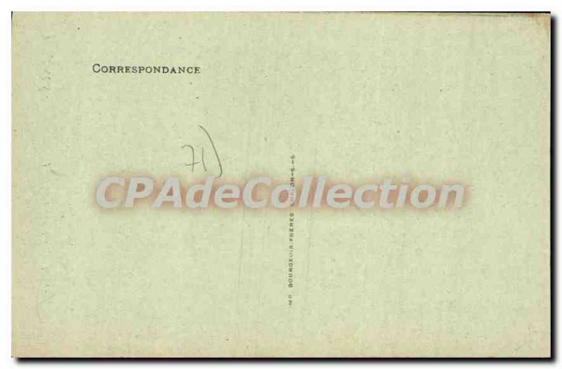 Old Postcard Tournus St Philibert Church Apse