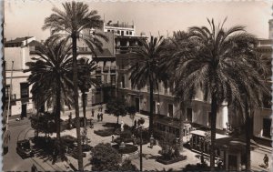 Spain Sevilla Plaza del General Franco Seville Vintage RPPC C107