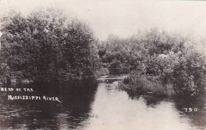 Head Of The Mississippi River Real Photo