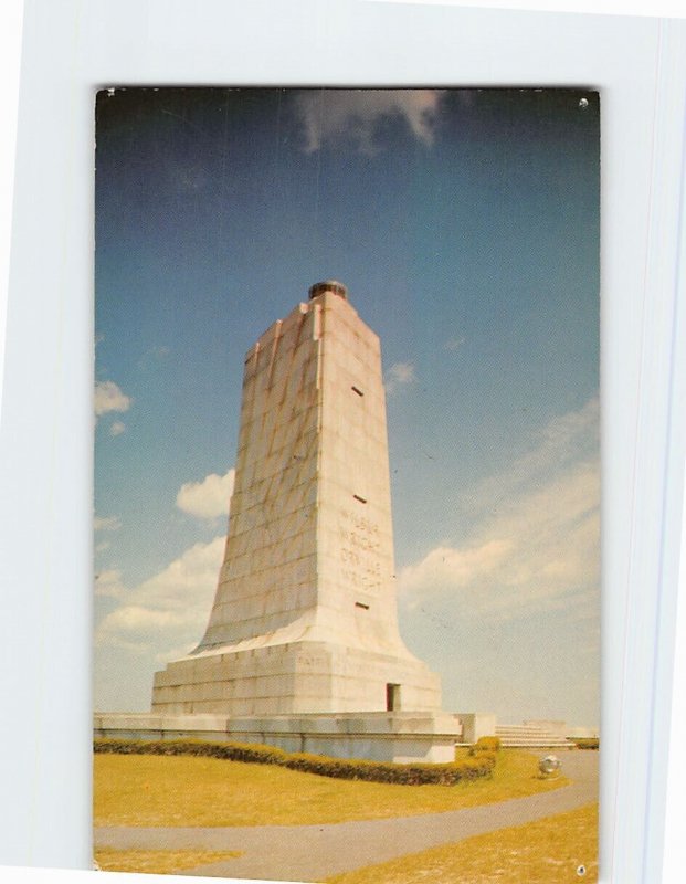 Postcard Wright Brothers Memorial, Kill Devil Hills, North Carolina