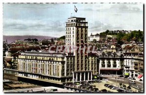 Old Postcard Lausanne Tower Metropole Bel Air