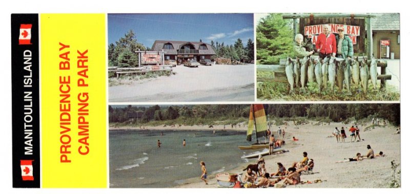 Providence Bay Camping Park, Manitoulin Island Ontario, Fishing Lake Advertising