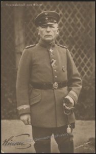 Germany WWI WWII General Karl von Einem Autographed  RPPC 109211