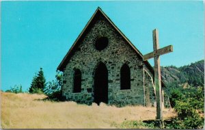 Old Indian Church Koksilah Indian Reservation Duncan BC Vintage Postcard F38