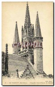 Old Postcard The Faouet Chapelle Saint Fiacre the Belfry