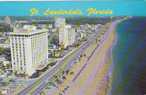 Florida Fort Lauderdale Beach Looking North 1970