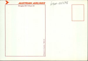 IMN02476 austrian airlines douglas dc 9 super 80 austria plane airplane