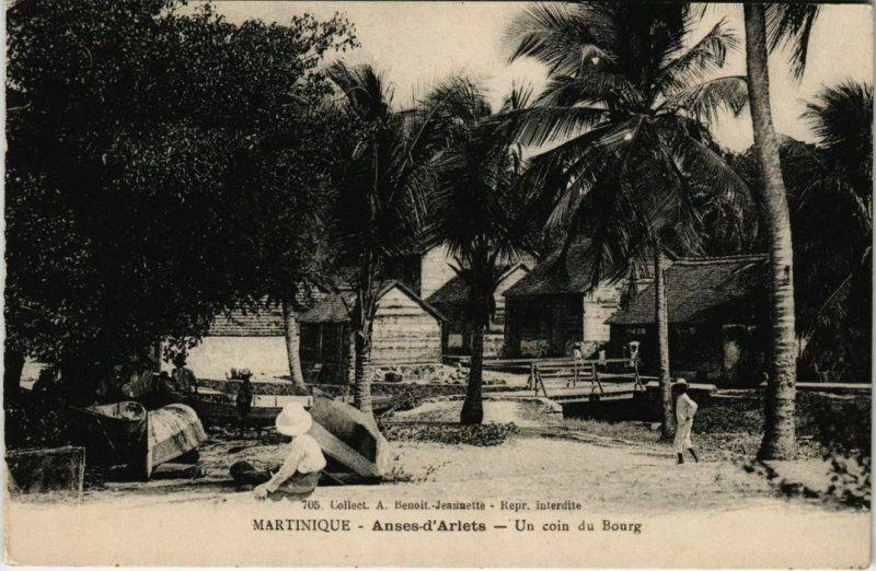 CPA AK Anses d'Arlets, Un coin du Bourg MARTINIQUE (1045363)