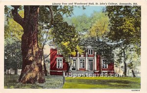 Liberty Tree & Woodward Hall, St John's College in Annapolis, Maryland