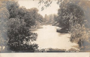 J9/ South Omaha Nebraska RPPC Postcard c1910 Syndicate Park Scene 86