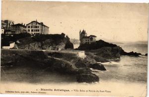 CPA BIARRITZ Artistique - Villa Belza et Pointe du Port-Vieux (162696)