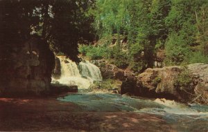 Postcard Waterfall in the Pines Rhinelander Wisconsin