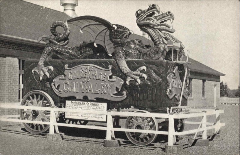 Princeton Mass MA Museum of Antique Autos Cars Dragon Car Vintage Postcard