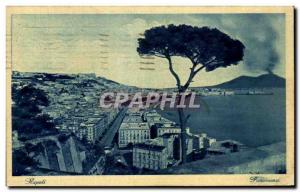 Old Postcard Panorama Napoli