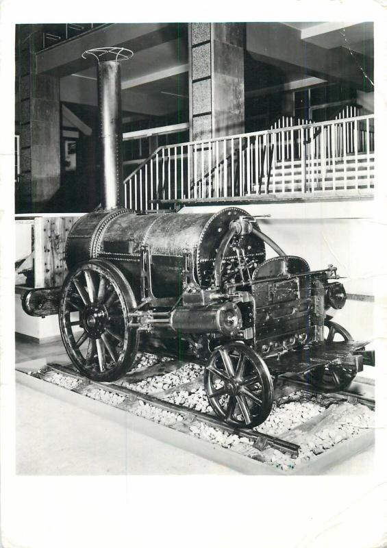 Robert Stephenson THE ROCKET train locomotive postcard