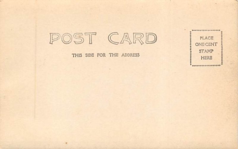 Real Photo Covered Bridge Unidentified Postcard