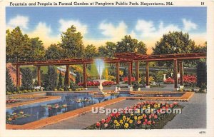 Fountain & Pergola in Hagerstown, Maryland