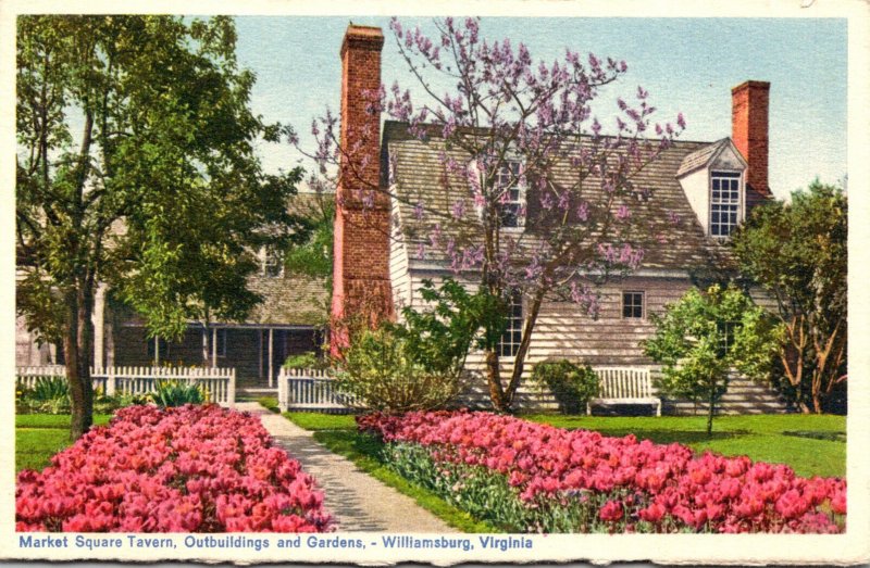 Virginia Williamsburg Market Square Tavern Outbuildings and Gardens