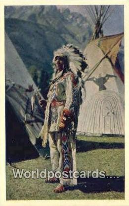 Banff Canada, du Canada Chief Sitting Eagle  Chief Sitting Eagle