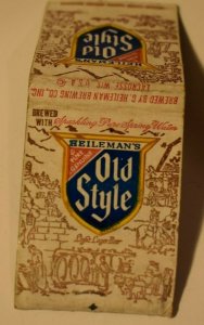 Heileman's Old Style Beer 20 Strike Matchbook Cover
