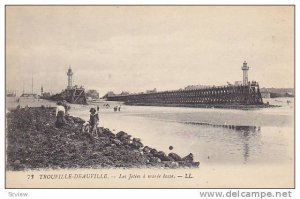 Les Jetes A Maree Basse, Trouville-Deauville, France, 1900-1910s