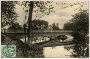 CPA Env. de TROYES Pont sur la Seine a Fonchy (723381)