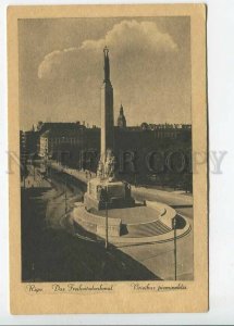 437401 Latvia Riga freedom Monument Vintage postcard