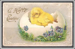 A Happy Easter Chick - Embossed - [MX-163]