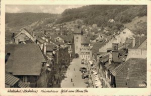 Germany Waldshut-Tiengen Kaiserstrasse Blick vom Oberen Tor RPPC 06.36