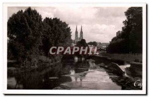Niort - Landscape on the Sevre Niortaise Old Postcard
