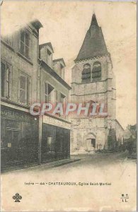 Postcard Old Church Chateauroux Saint Martial