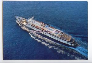 LN1361 - Sun Line Liner - Stella Solaris , built 1953 ex Cambodge - postcard